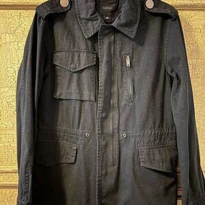 Barneys New York Black Casual Jacket